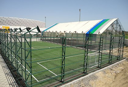 3 new mini football fields on Olympic Stadium