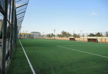 Футбольное и футзальные поля в школе № 201