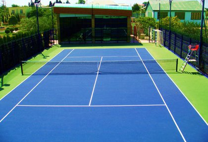 Reconstruction of tennis courts